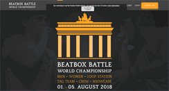 Desktop Screenshot of beatboxbattle.com