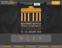 Tablet Screenshot of beatboxbattle.com